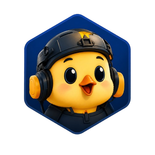 PiouStats mascot logo